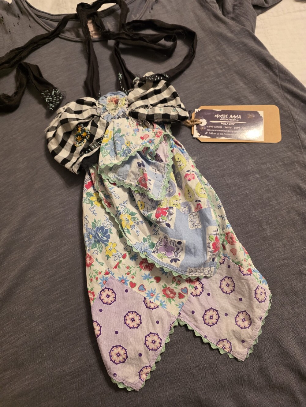 JABOT🩷MOSSIE ANNA ARTISAN DESIGN NWT - Picture 4 of 14